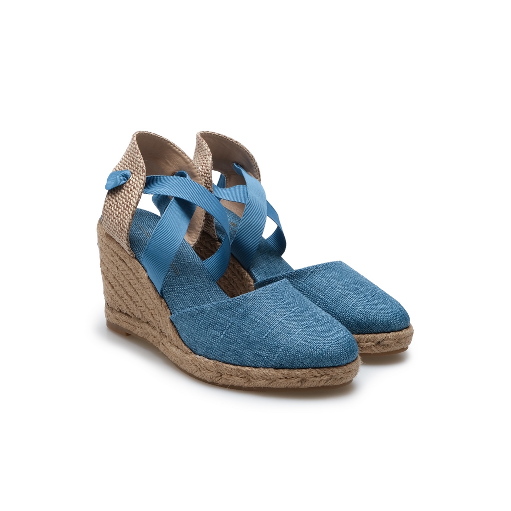ESPADRILLAS CONSUELO GARCIA DONNA – JEANS – 2096 - Romanelli Store