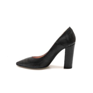 RO!MY SCARPE CON TACCO DONNA – NERO PITONATO – 01 TACCO90 - Romanelli Store