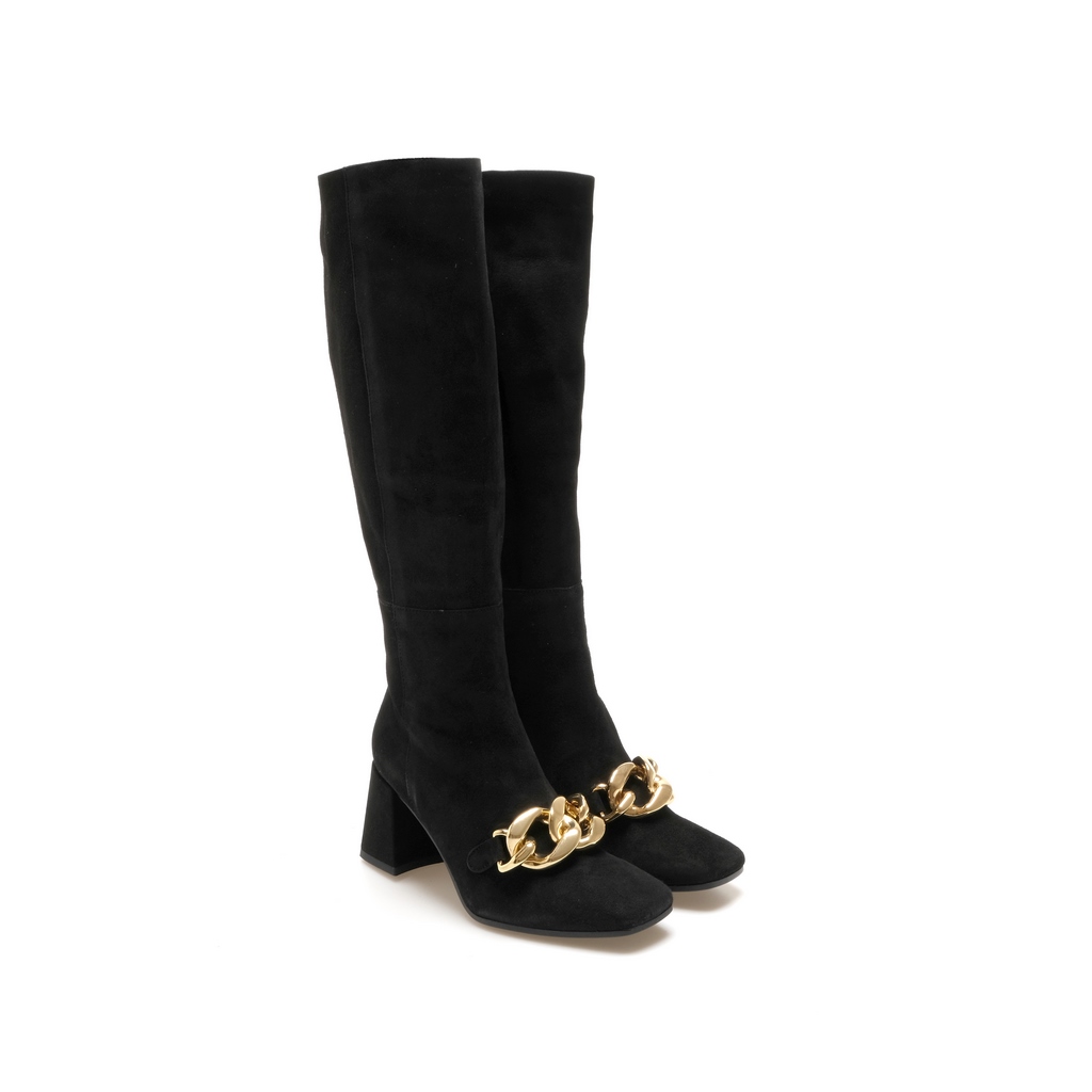 FORMENTINI STIVALI CON TACCO DONNA – NERO – 15761L - Romanelli Store