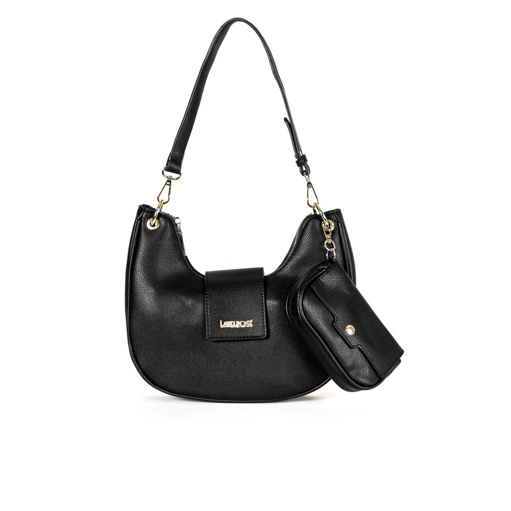 LABEL ROSE BORSA DONNA – KOURTHNEY – NERO – BOD00007 - Romanelli Store