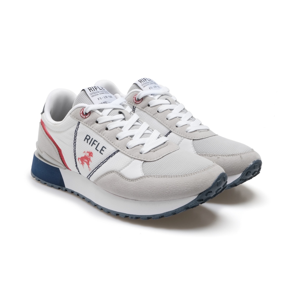 RIFLE SNEAKERS UOMO – RIDER – BIANCO – GRIGIO – RFM213430-51 - Romanelli  Store