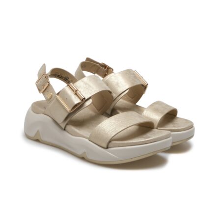 Xti sandali con zeppa donna – oro – 142738