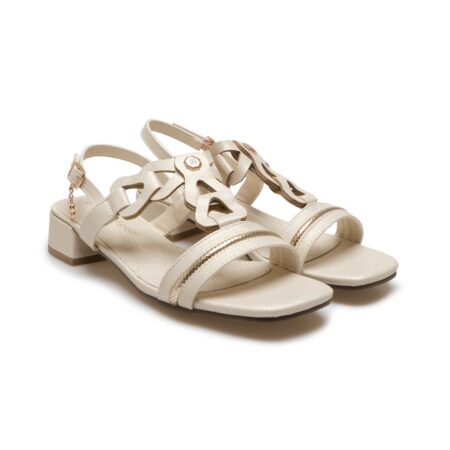 Laura Biagiotti sandali bassi donna - beige - 8507
