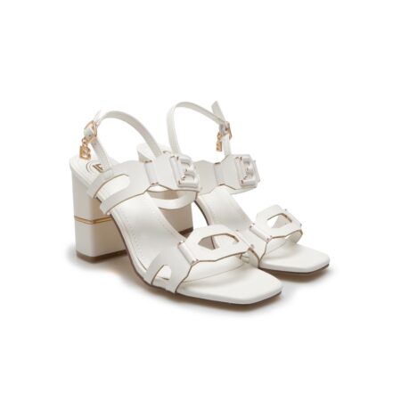 Laura Biagiotti sandali con tacco donna – bianco – 8539