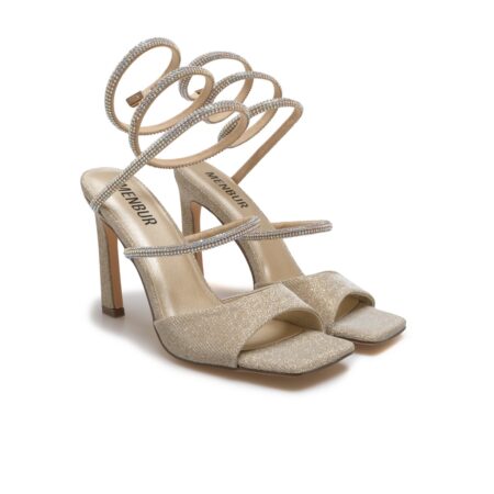 Menbur sandali con tacco donna – oro – 24712-0000