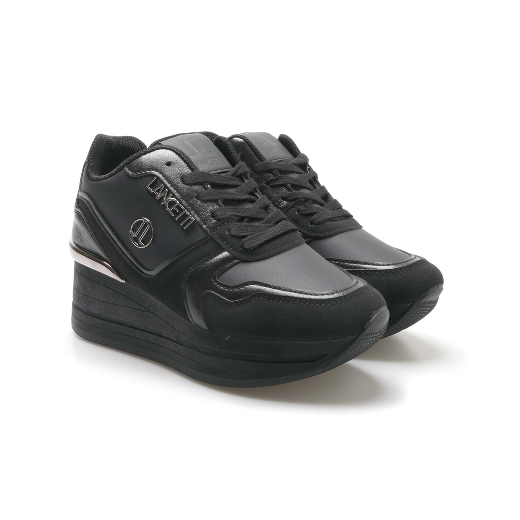 Lancetti sneakers donna nero LNC 380 Romanelli Store