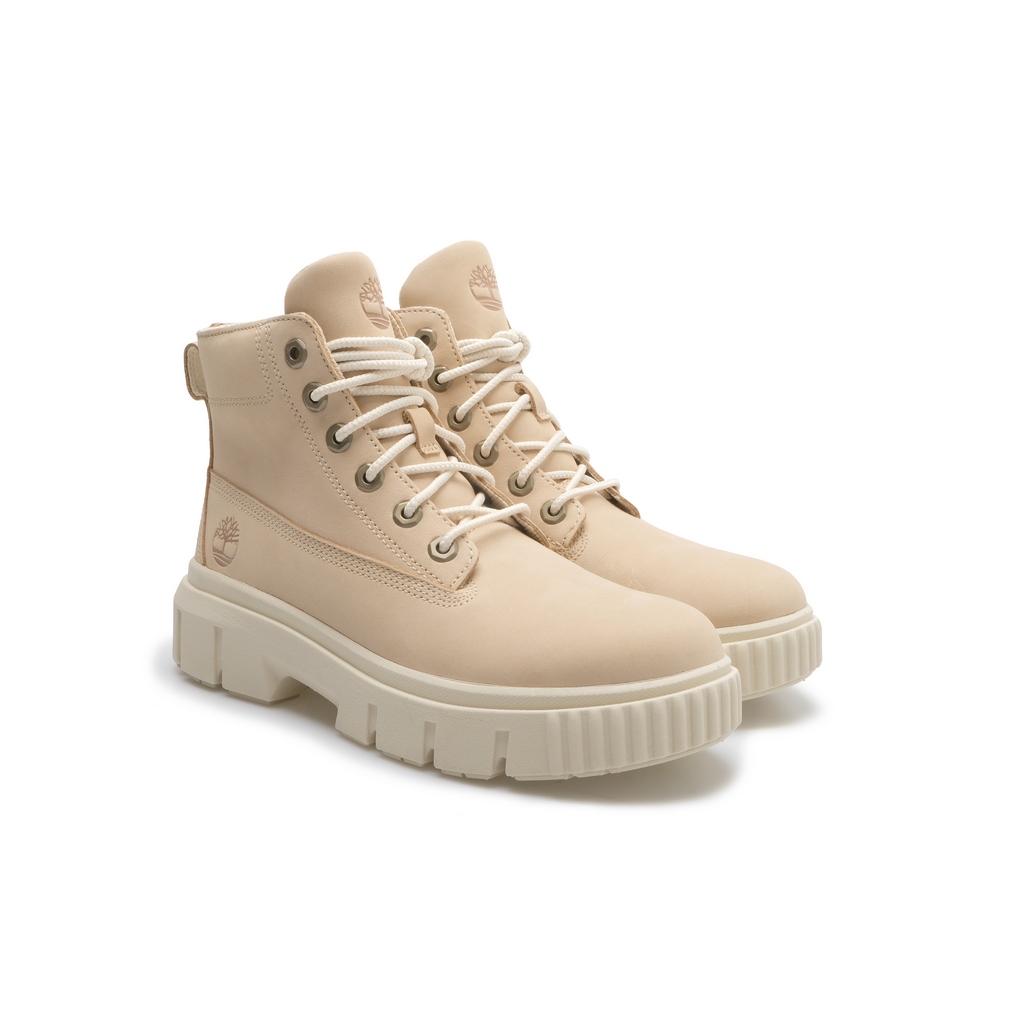 Timberland stivaletti donna Greyfield Mid Lace Boot beige TB0A2FT6 EN7 Romanelli Store