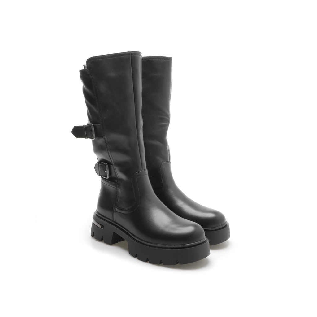 Queen Helena stivali donna nero X31 74 Romanelli Store