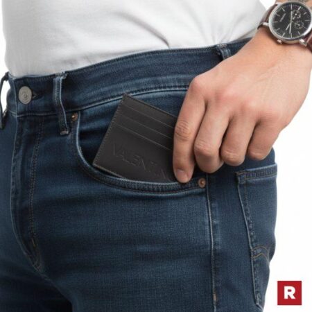 Valentino portacarte uomo - Mason - nero - VPP9DK21