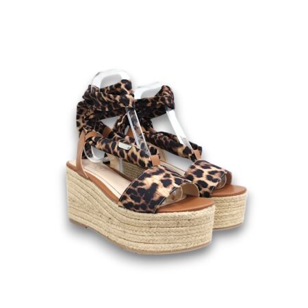 Liu Jo SANDALI CON ZEPPA DONNA - LEOPARD - SADDLE - BALI 03