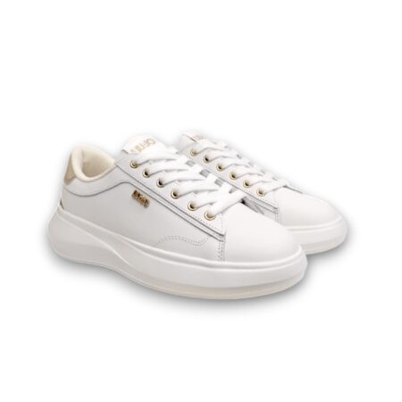 Liu Jo Sneakers donna - White - Light Gold - CASPER 01