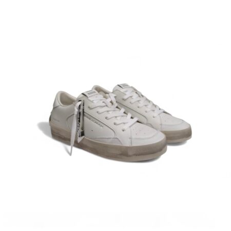 CRIME London SNEAKERS UOMO - WHITE - Distressed 10 - 16014PP5