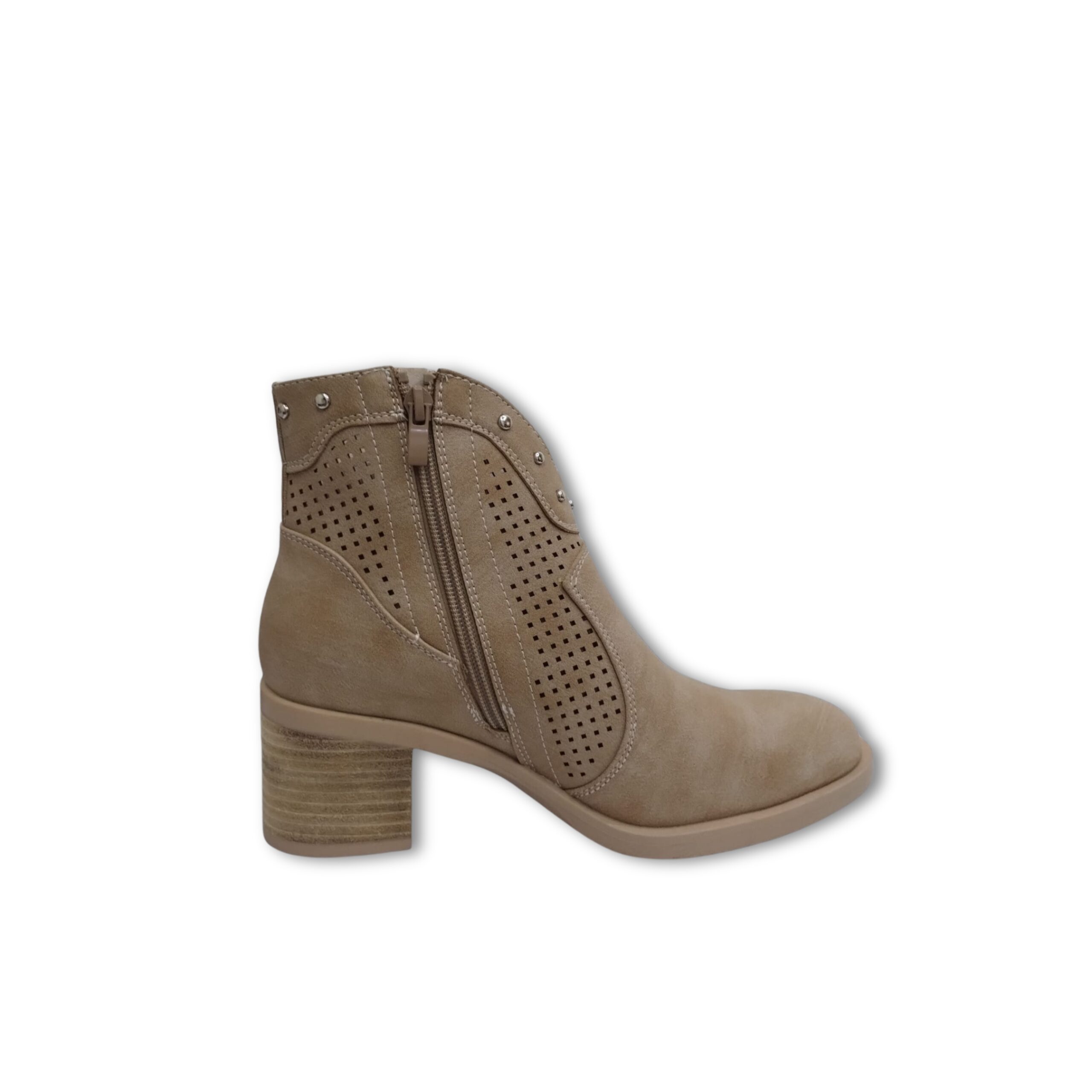 Julien STIVALETTO DONNA - TAUPE - E8001 - Spazzolato - immagine 2