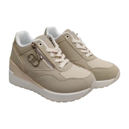 LANCETTI Sneakers donna - SAND - LT SAND - LNC-3160