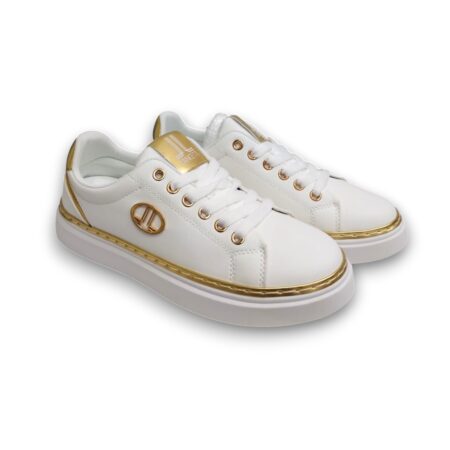 LANCETTI Sneakers donna - WHITE - SILVER - LNC-3246