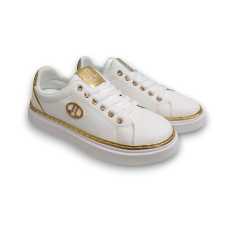 LANCETTI Sneakers donna - WHITE - SILVER - LNC-3246