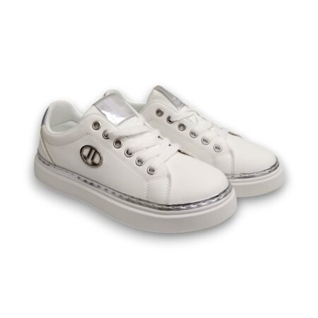 LANCETTI Sneakers donna - WHITE - GOLD - LNC-3246