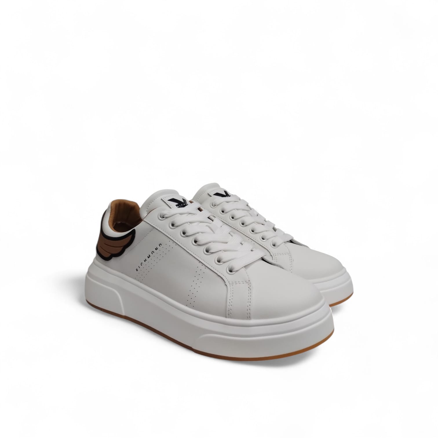John Richmond sneakers uomo - White - Beige - 31017