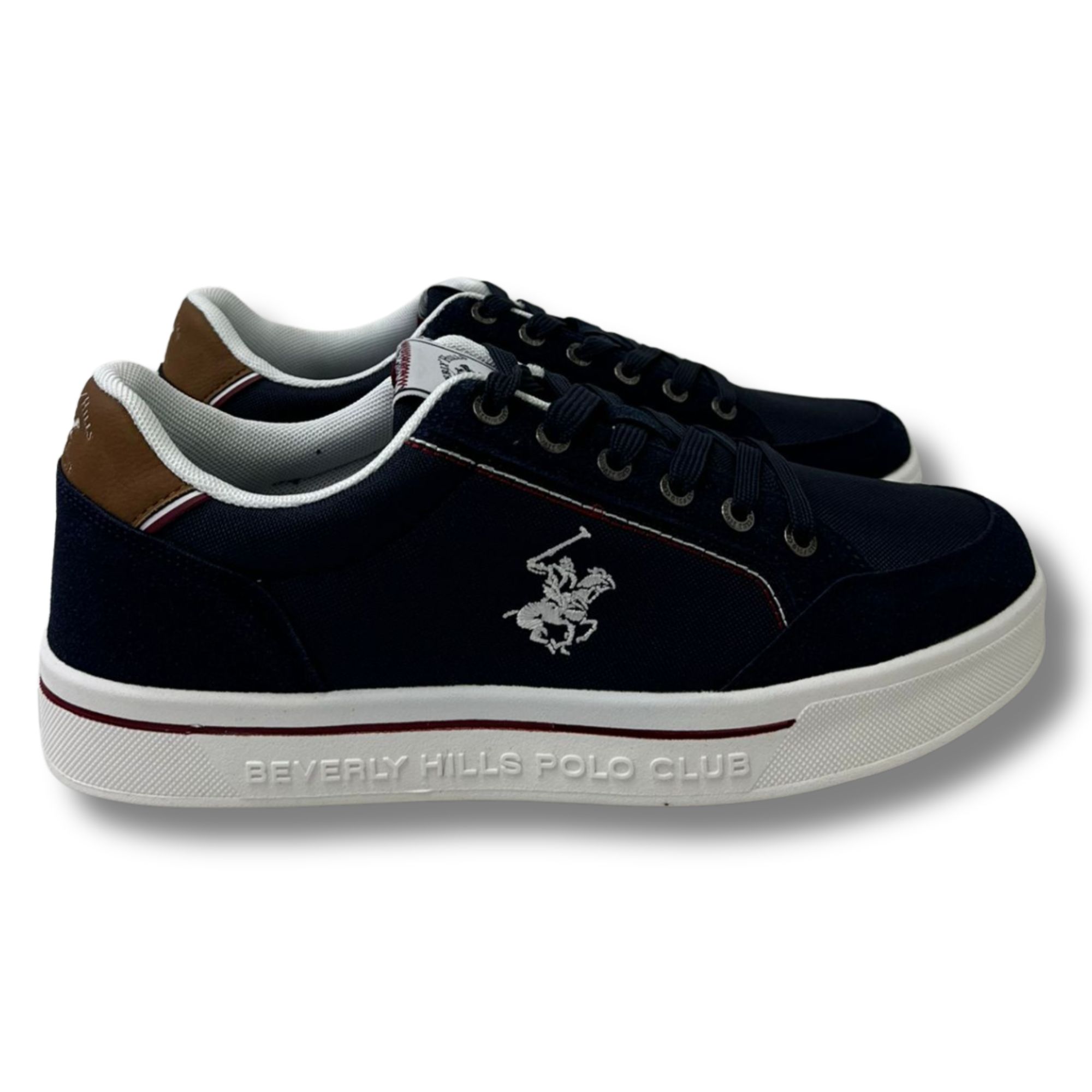 BH Polo Club Sneakers uomo BHM614105 Lyncon Mix 1108 Deep - immagine 2