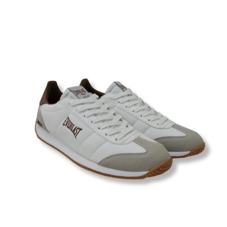 EVERLAST SNEAKERS UOMO - WHITE - GRES - BISON - EV858