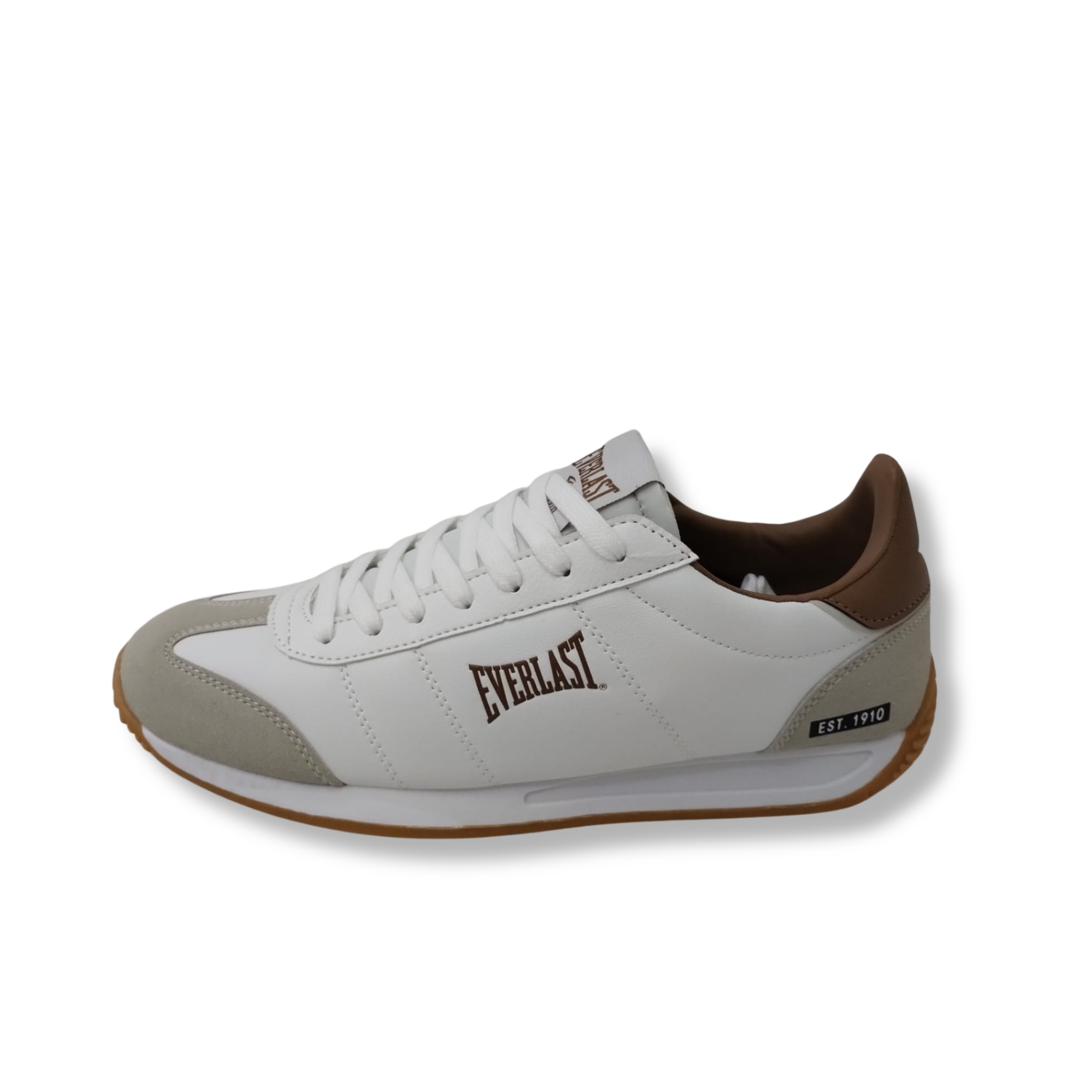 EVERLAST SNEAKERS UOMO - WHITE - GRES - BISON - EV858 - immagine 2