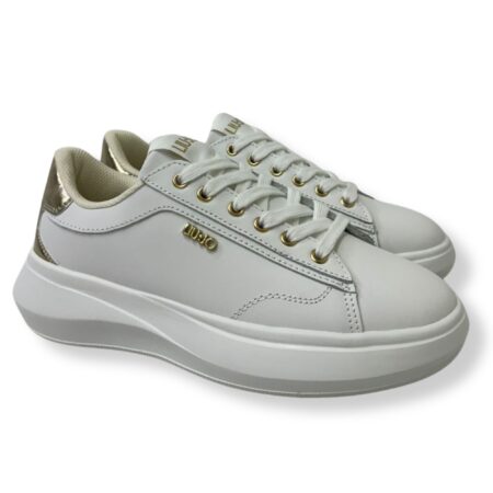LUI – JO SNEAKERS DONNA BA6069 PX026 CASPER 01 S1052 White/Light Gold