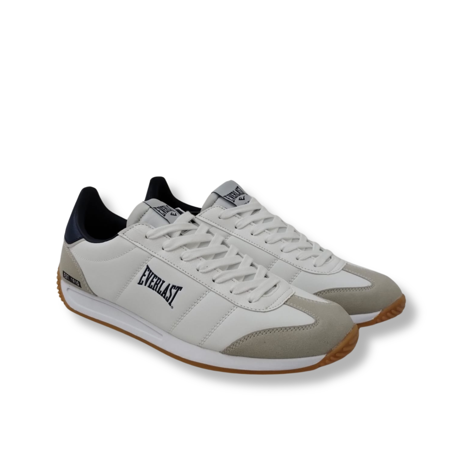 EVERLAST SNEAKERS UOMO - WHITE - GRES - NAVY - EV858
