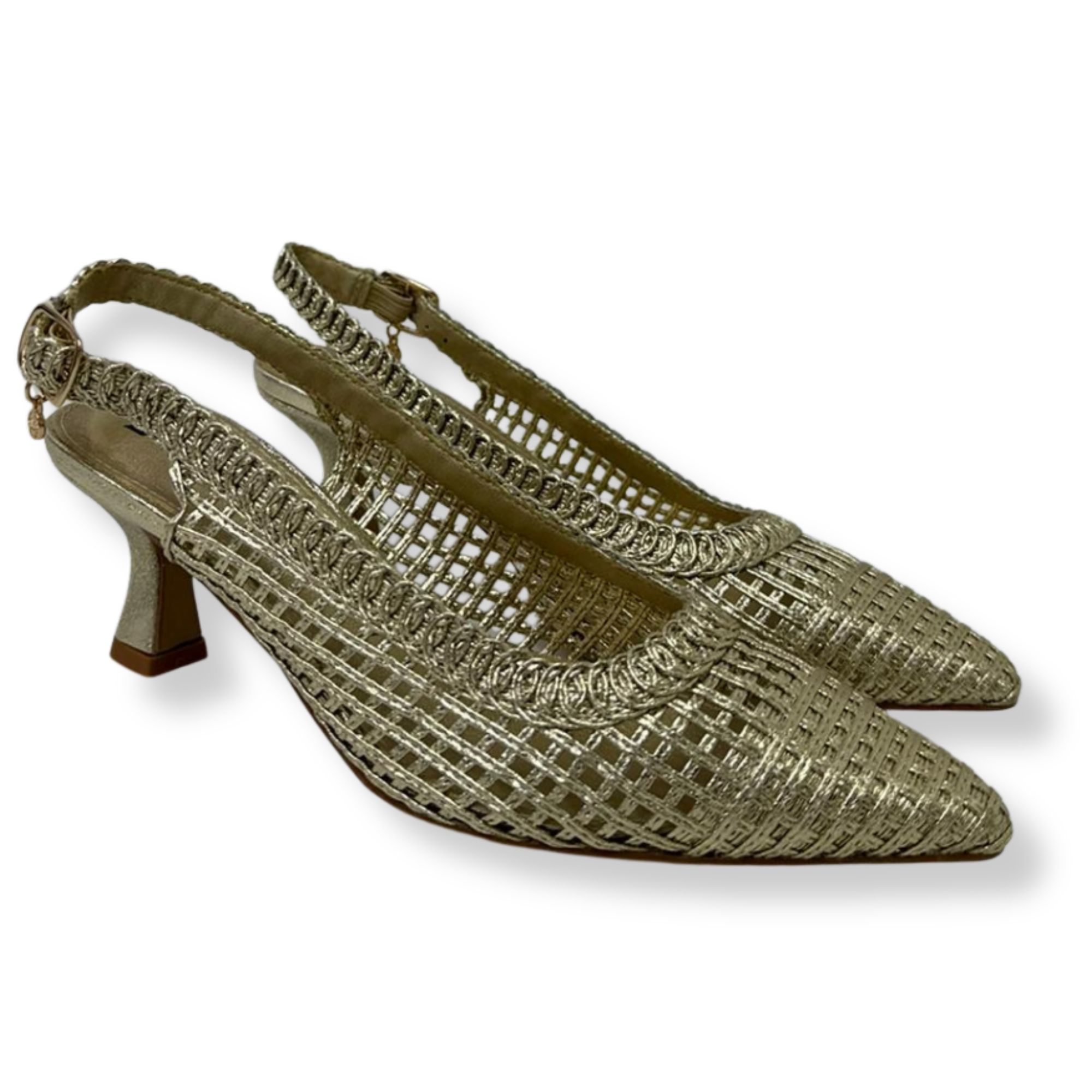 Xti Sandali con tacco donna 145432 GOLD