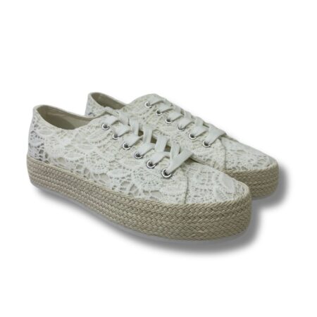 Julien scarpe casual donna E124 Macrame BIANCO
