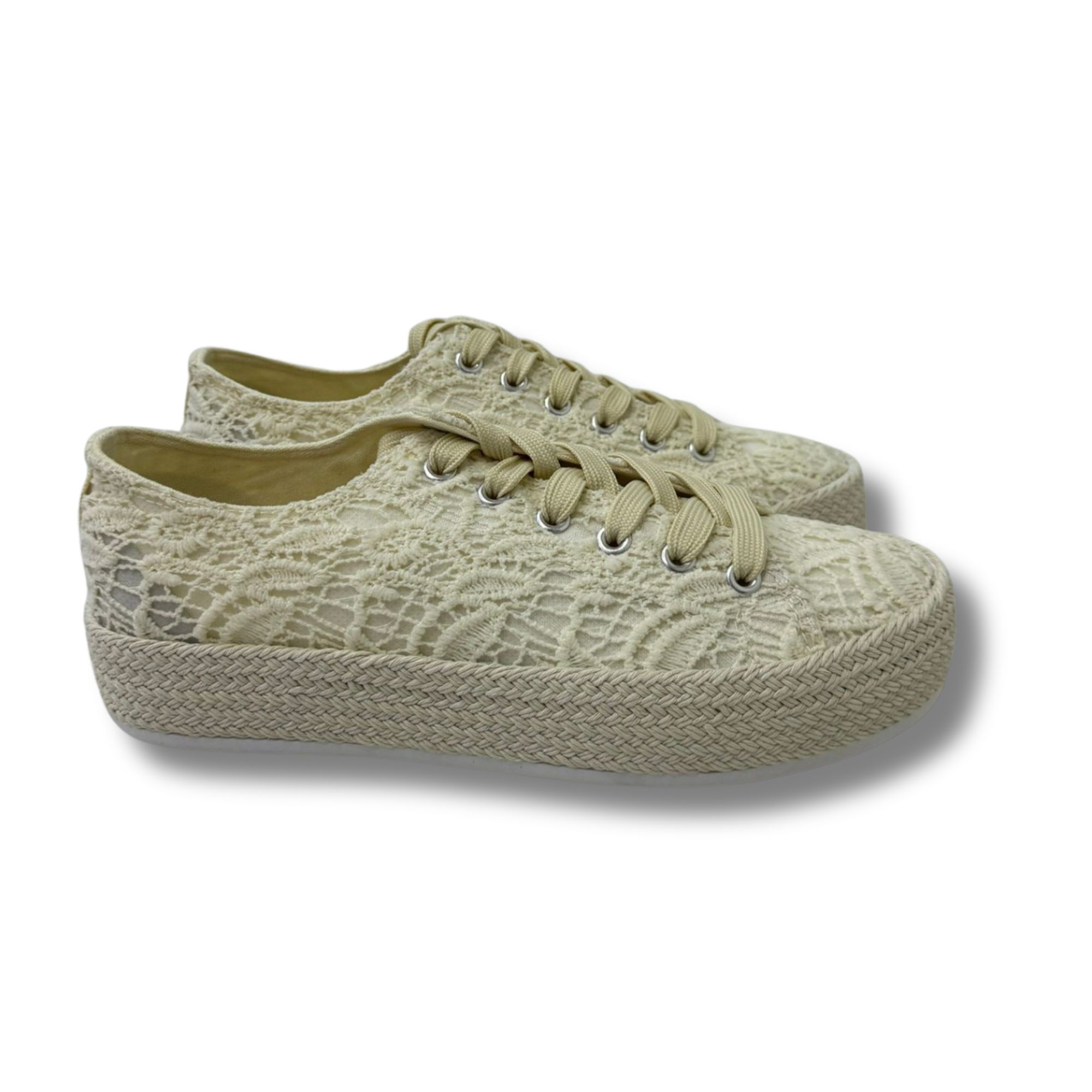 Energy Woman sneakers donna E124 Macrame BEIGE - immagine 2