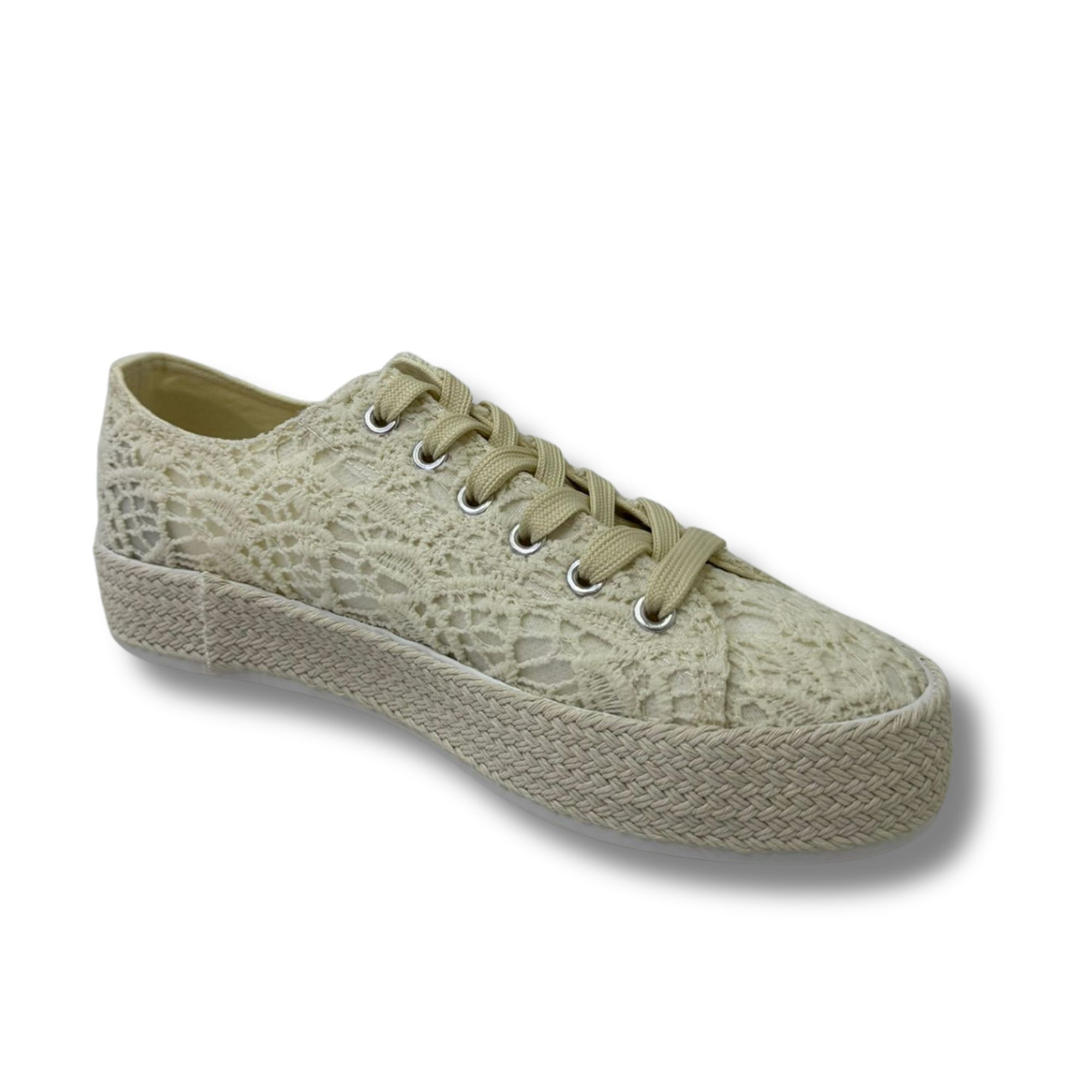 Energy Woman sneakers donna E124 Macrame BEIGE - immagine 4
