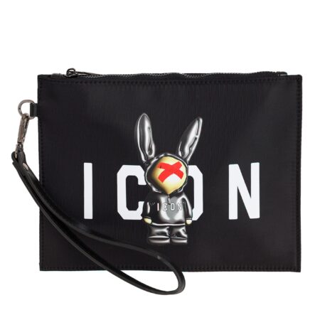 ICON BORSA ICBU02A07 Uomo Nick Bunny NERO