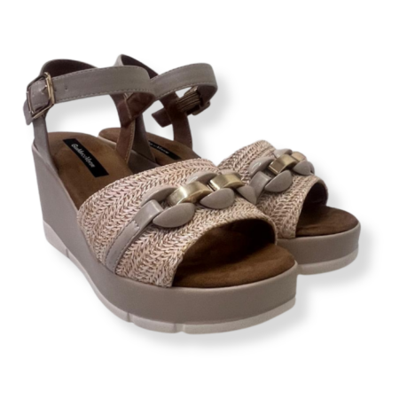 Gian Marco Venturi Sandali GMVDSCSA0459 Raffia BEIGE