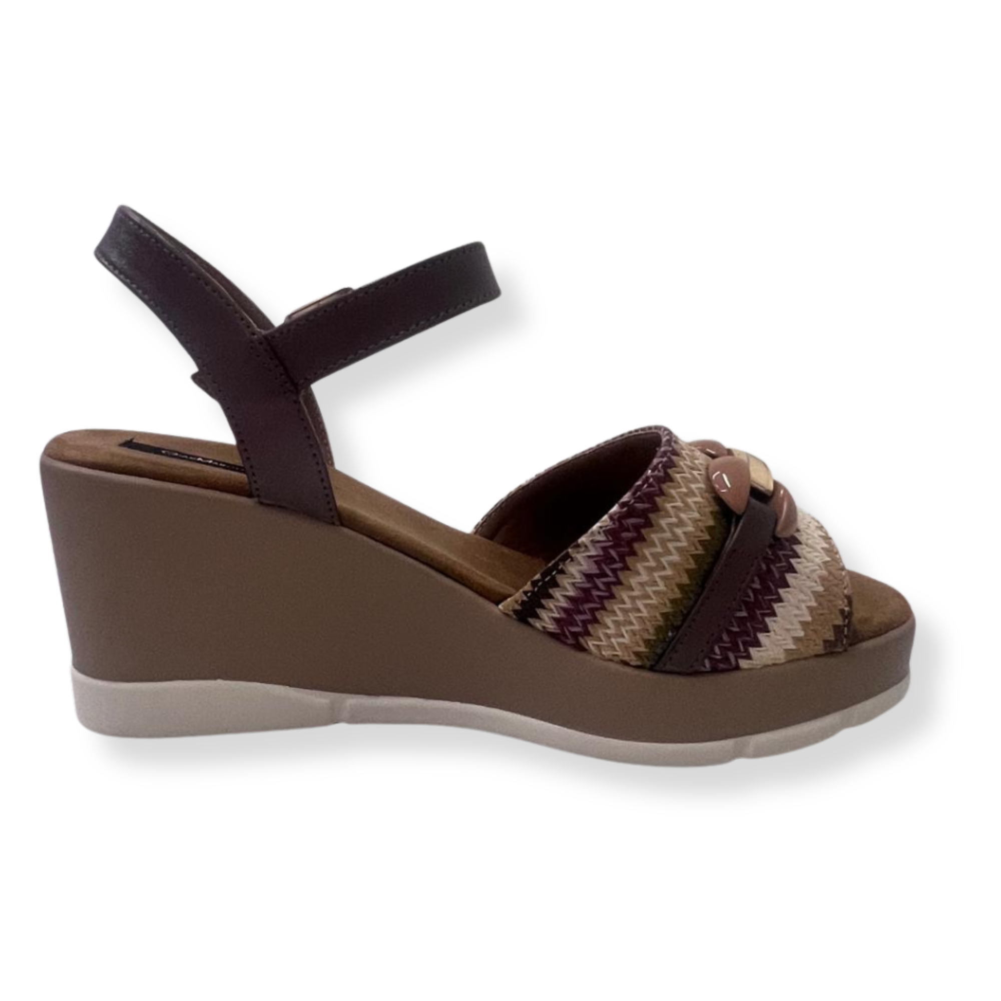Gian Marco Venturi Sandali GMVDSCSA0459 Raffia MULTICOLOR - immagine 4