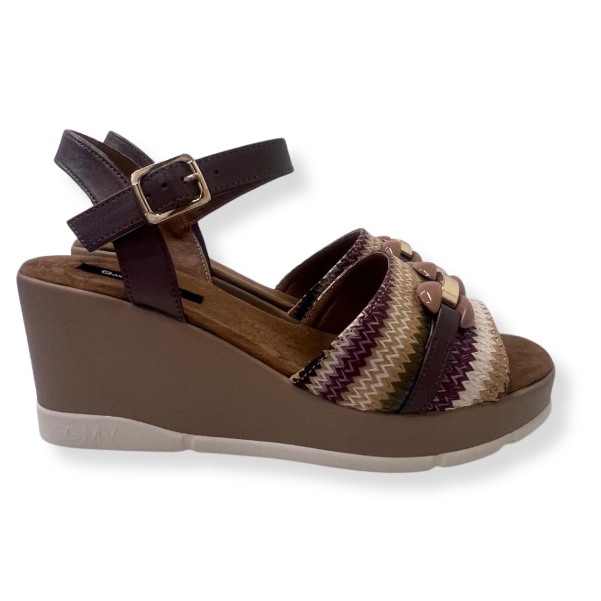 Gian Marco Venturi Sandali GMVDSCSA0459 Raffia MULTICOLOR - immagine 2