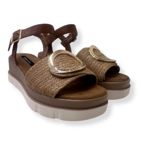 Gian Marco Venturi Sandali GMVDSCSA0452 Raffia CUOIO