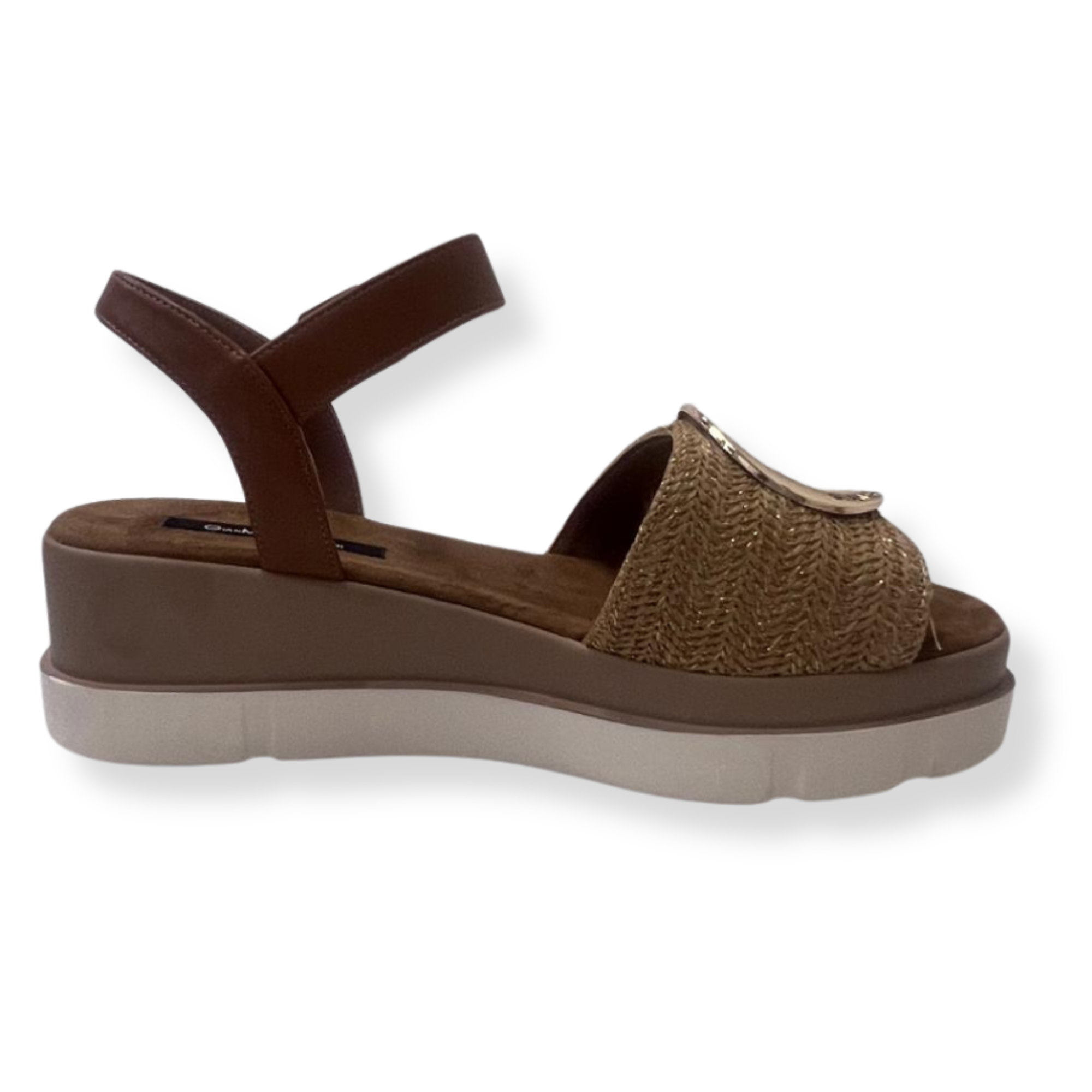 Gian Marco Venturi Sandali GMVDSCSA0452 Raffia CUOIO - immagine 4