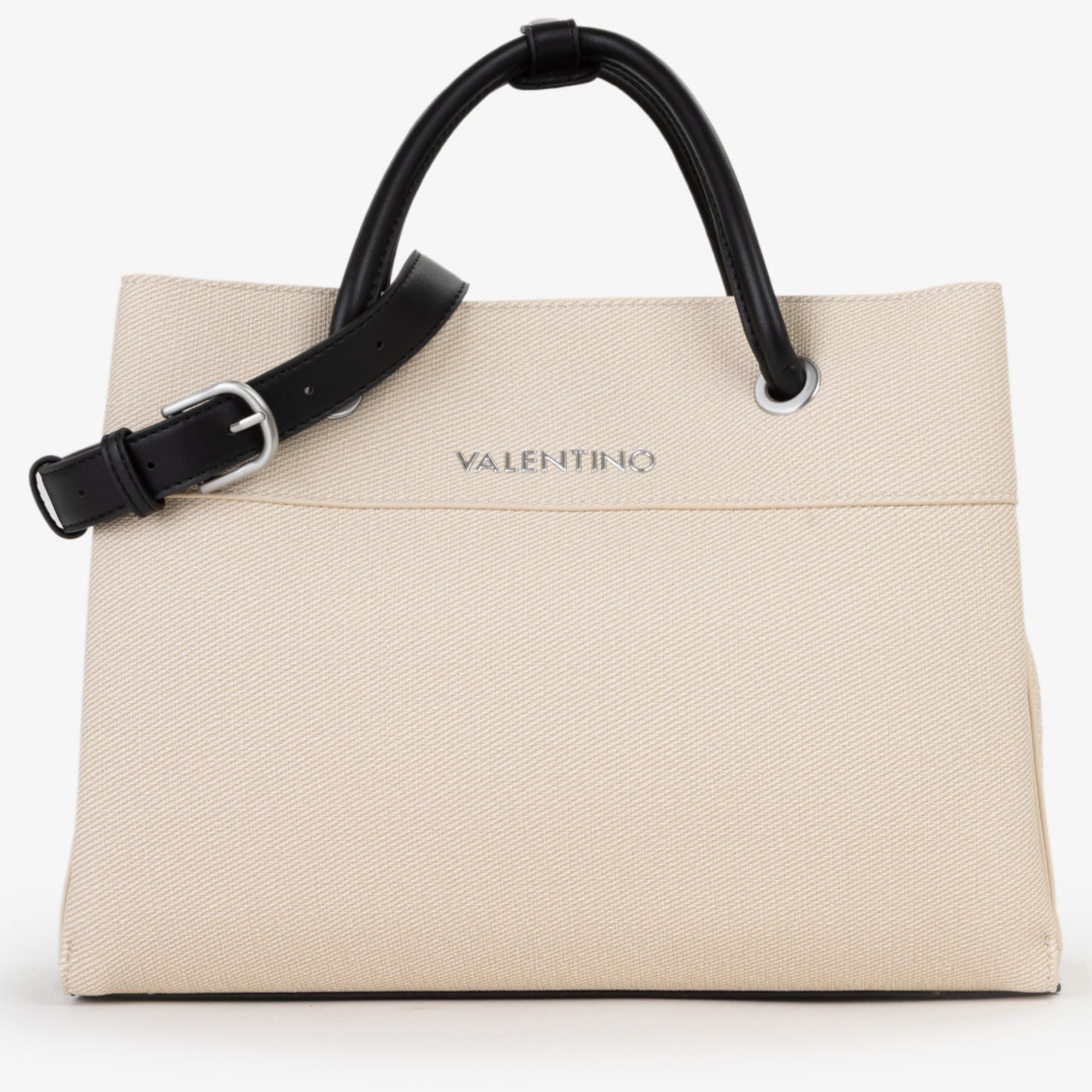 VALENTINO BORSA DONNA VBSA0D02 Alexia Summer Natur/NERO - immagine 3