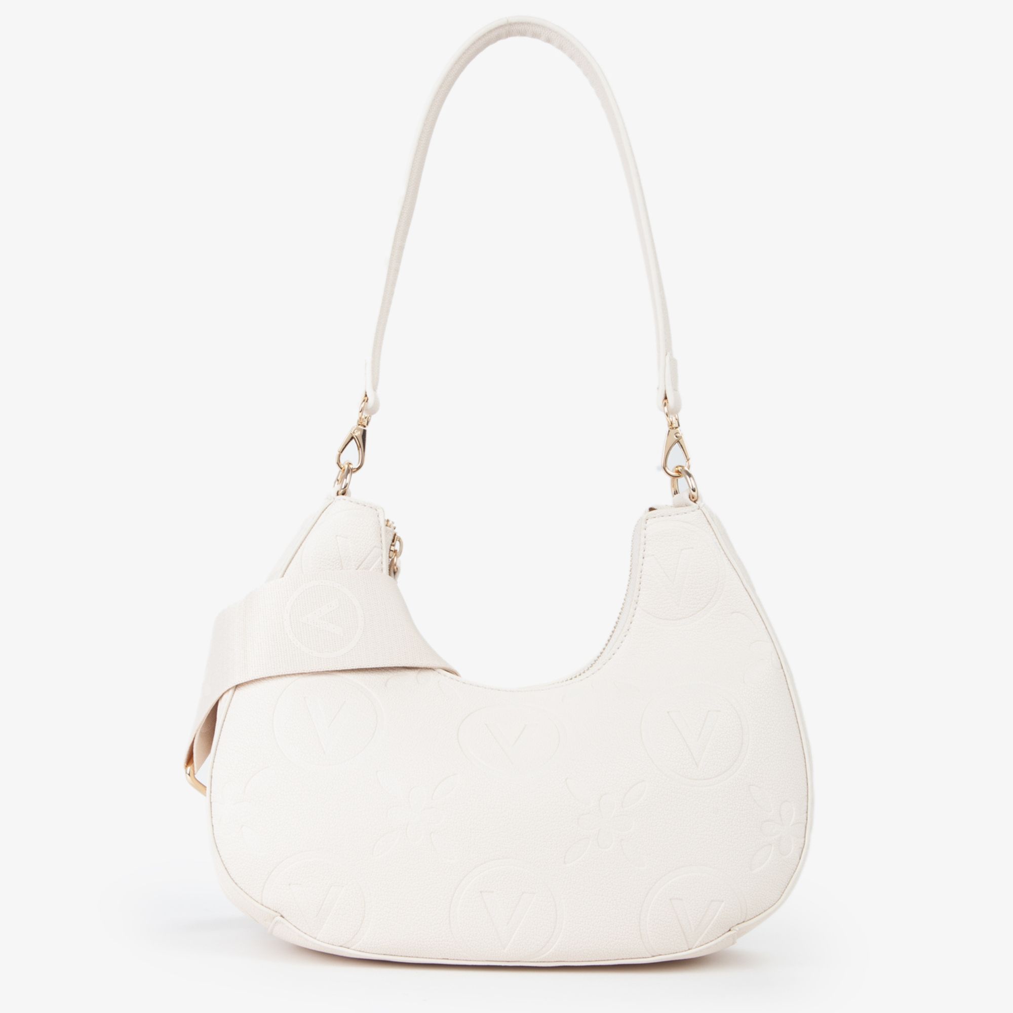 VALENTINO BORSA DONNA VBS8ZG08 Samba Re ECRU