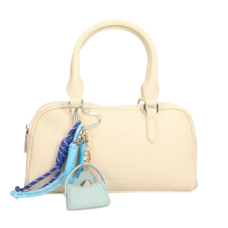 Vivienne D borsa donna VCH225 Mini Bag Charm BIANCO