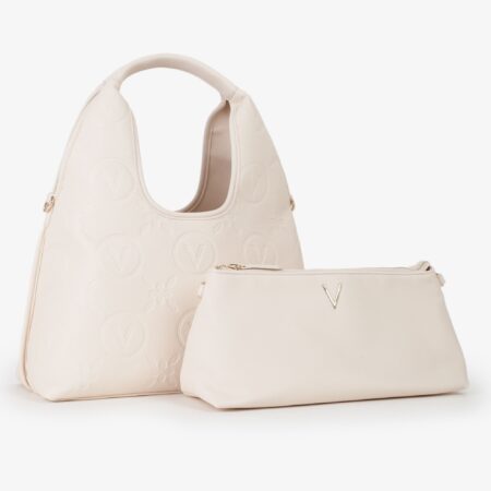 VALENTINO BORSA DONNA VBS8ZG02 Samba Re ECRU