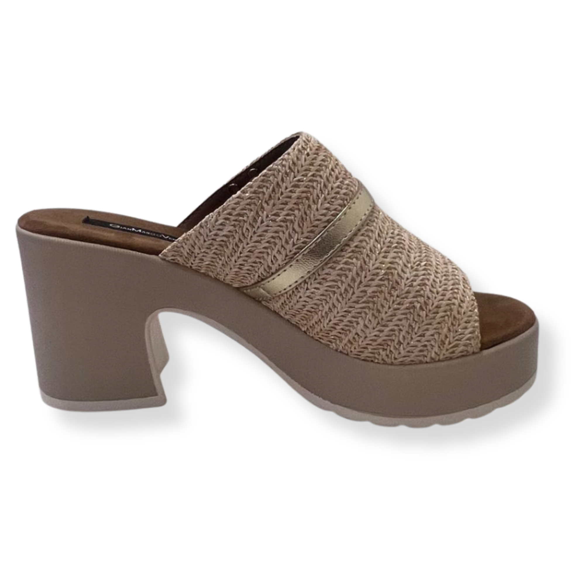 Gian Marco Venturi Sandali GMVDSCSA0471 Raffia BEIGE - immagine 4