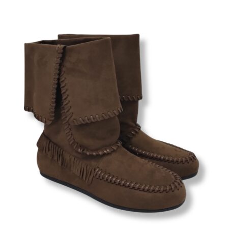 CRICHIC STIVALETTO DONNA - MARRONE CAMOSCIO - CR3609T-3