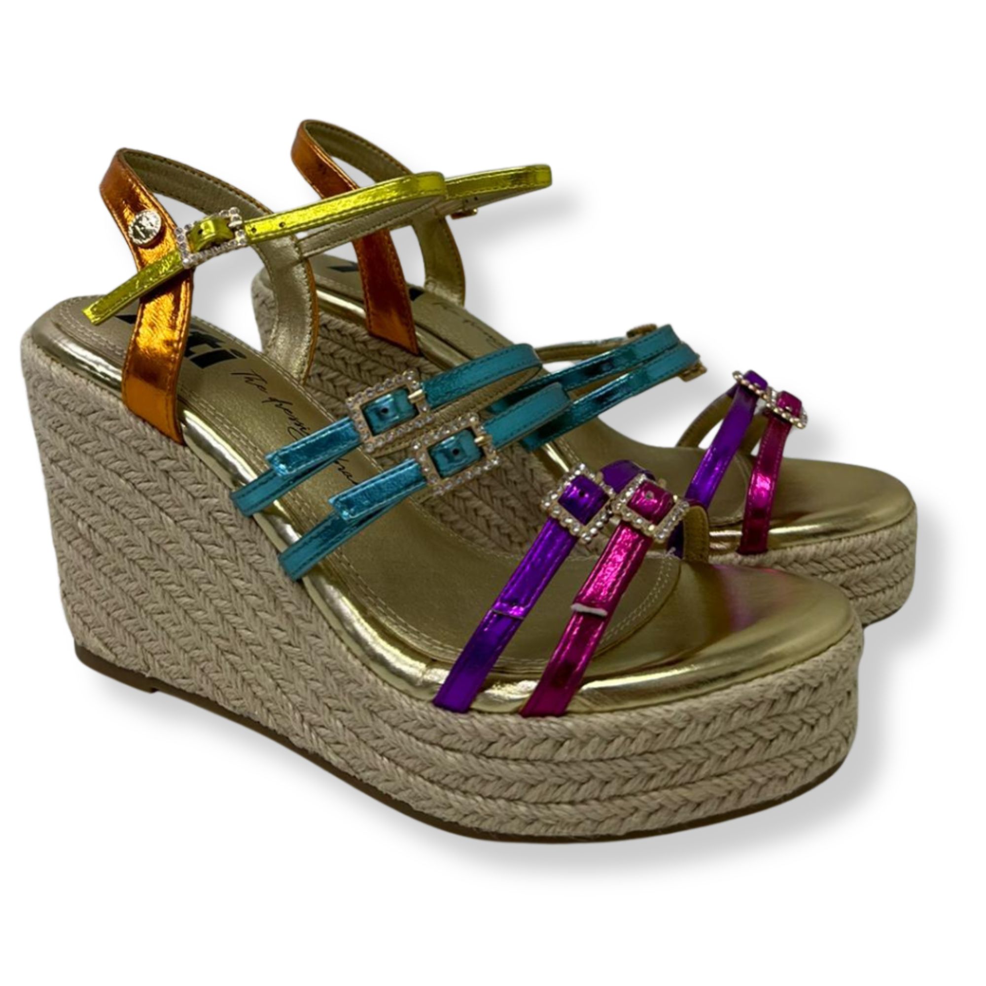 Xti Sandali con tacco donna 145423 MULTICOLOR