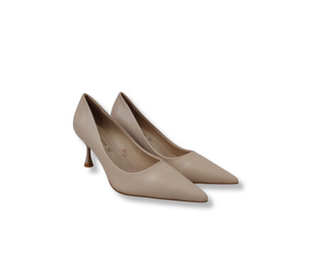 Queen Helena scarpe con tacco donna - NUDE - K3293