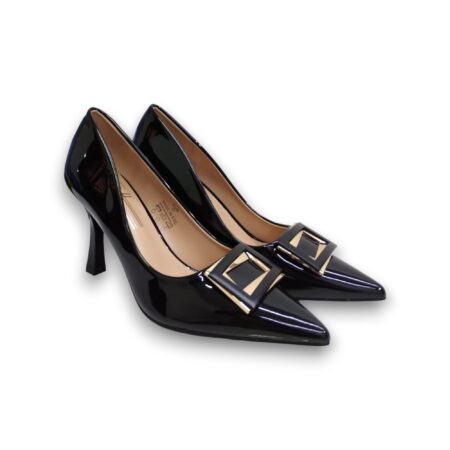 LANCETTI TACCHI DONNA - BLACK- LNC-25-HC55-Q1037