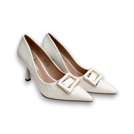 LANCETTI TACCHI DONNA -  OFF WHITE - LNC-25-HC55-Q1037