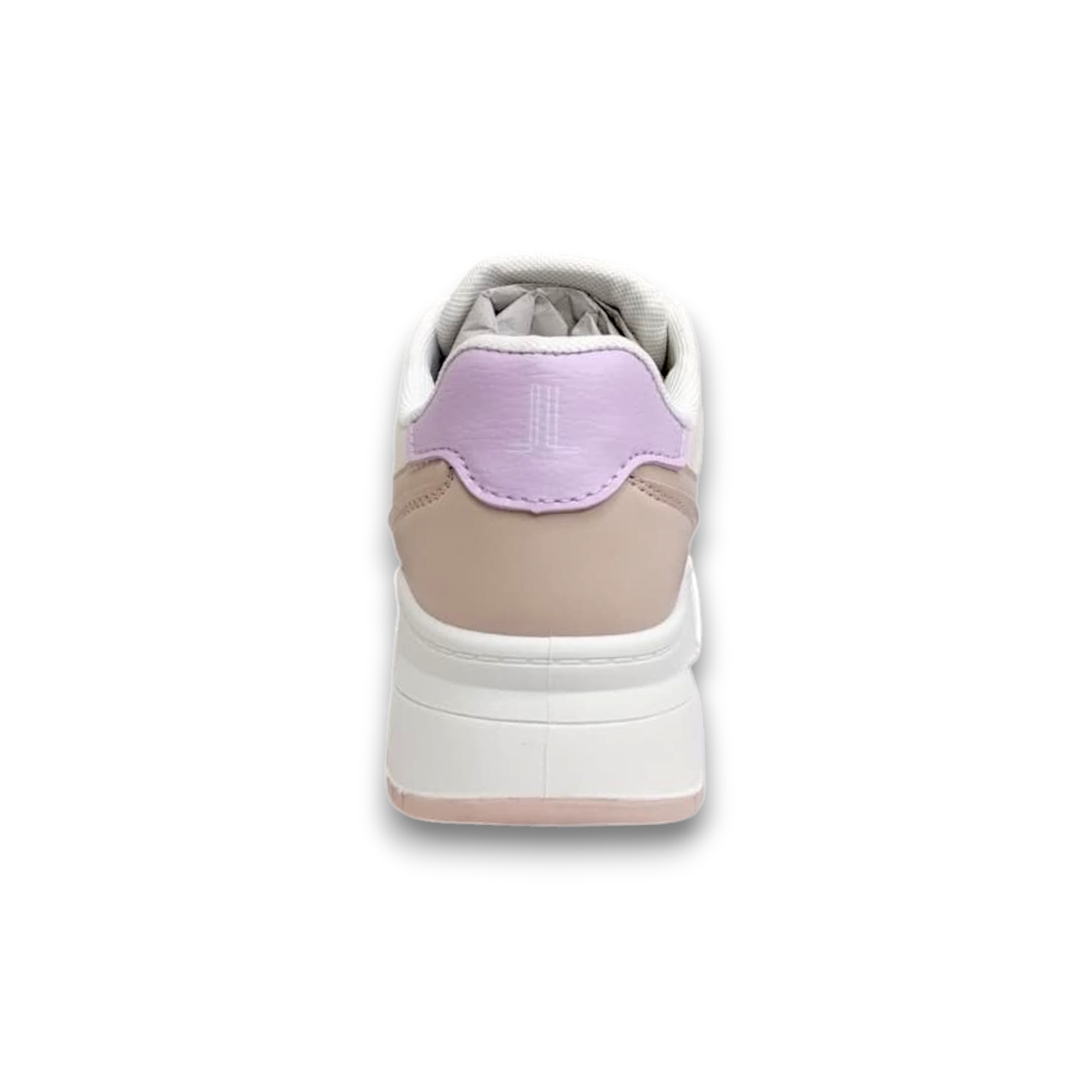 LANCETTI SNEAKERS DONNA - WHITE - PINK - CHIFFON - LNC-3076 - immagine 3