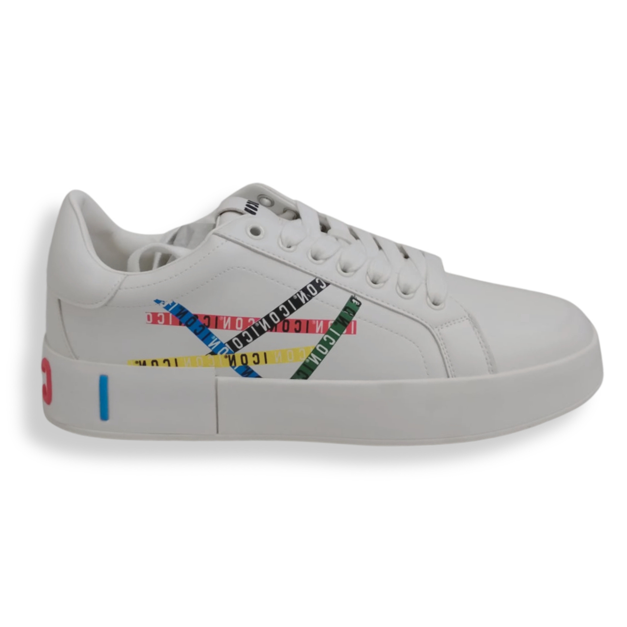 Icon sneakers uomo IC05637SU Arcobaleno BIANCO - immagine 2