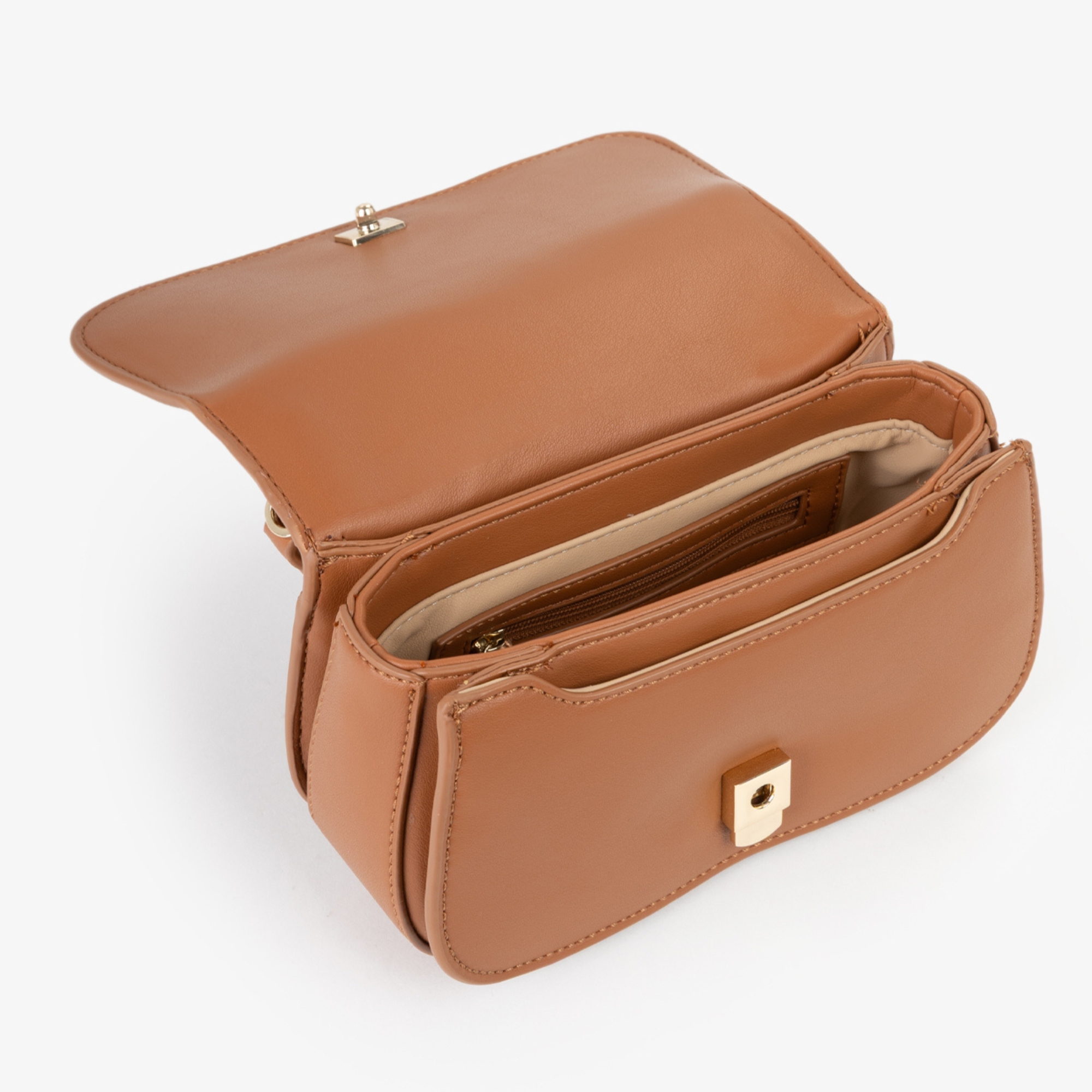 VALENTINO BORSA DONNA VBS9OU10 Iride CUOIO - immagine 4